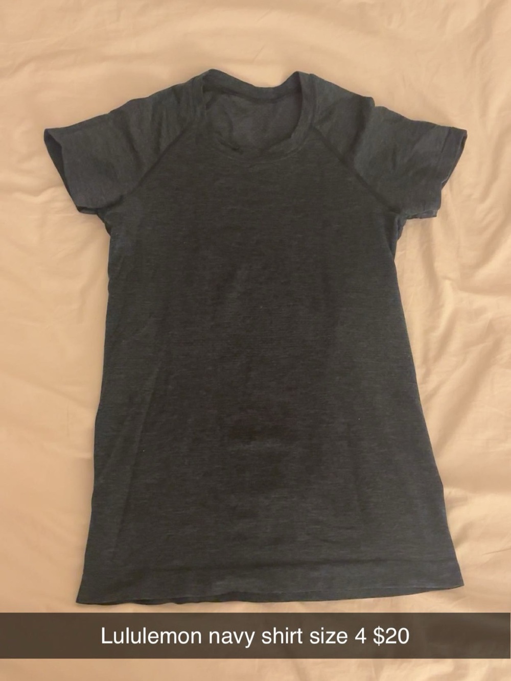 lululemon athletica Navy Short Sleeve Tee